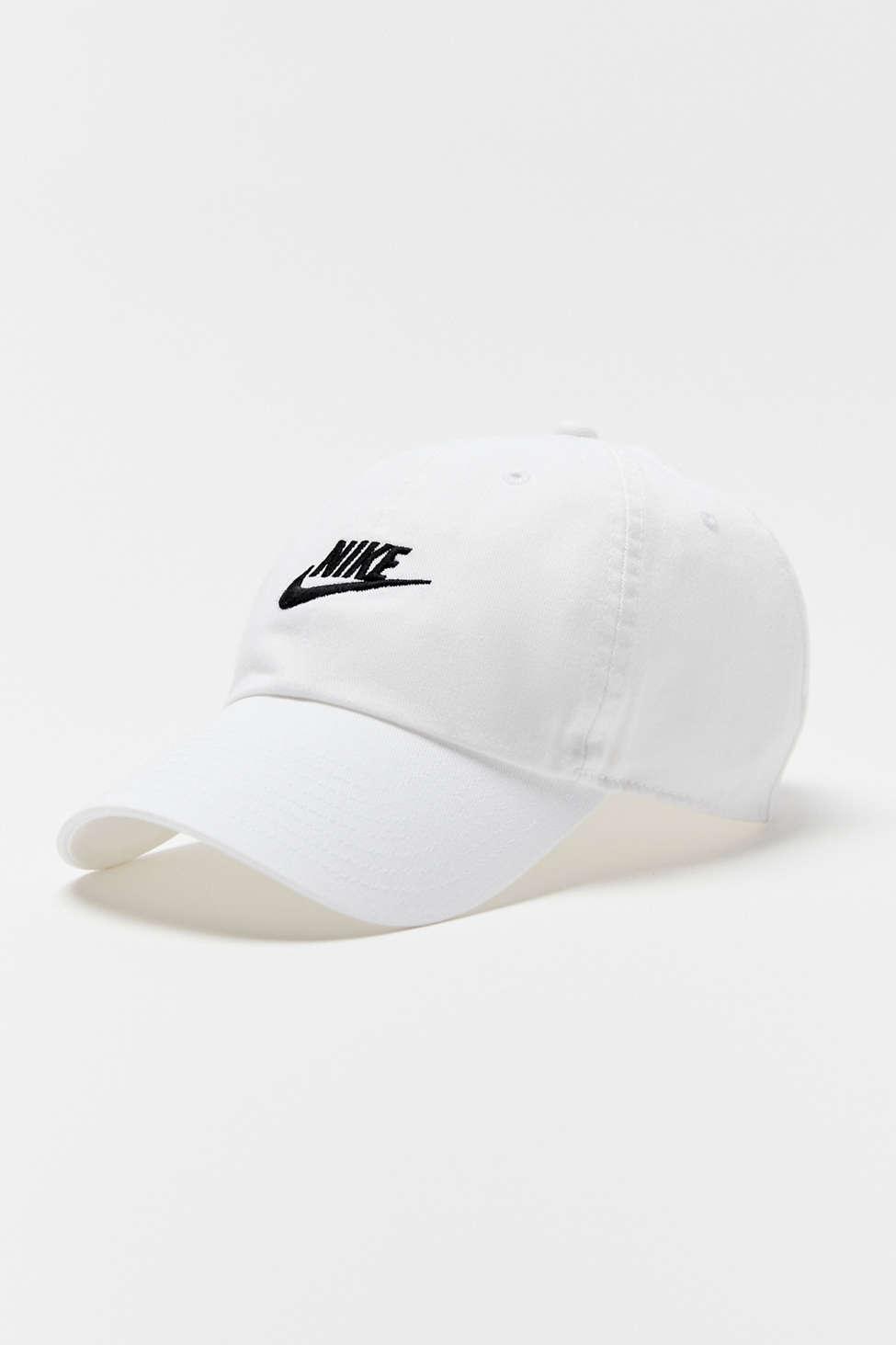 Nike Sportswear Heritage86 Futura Washed Hat in White | Lyst Canada