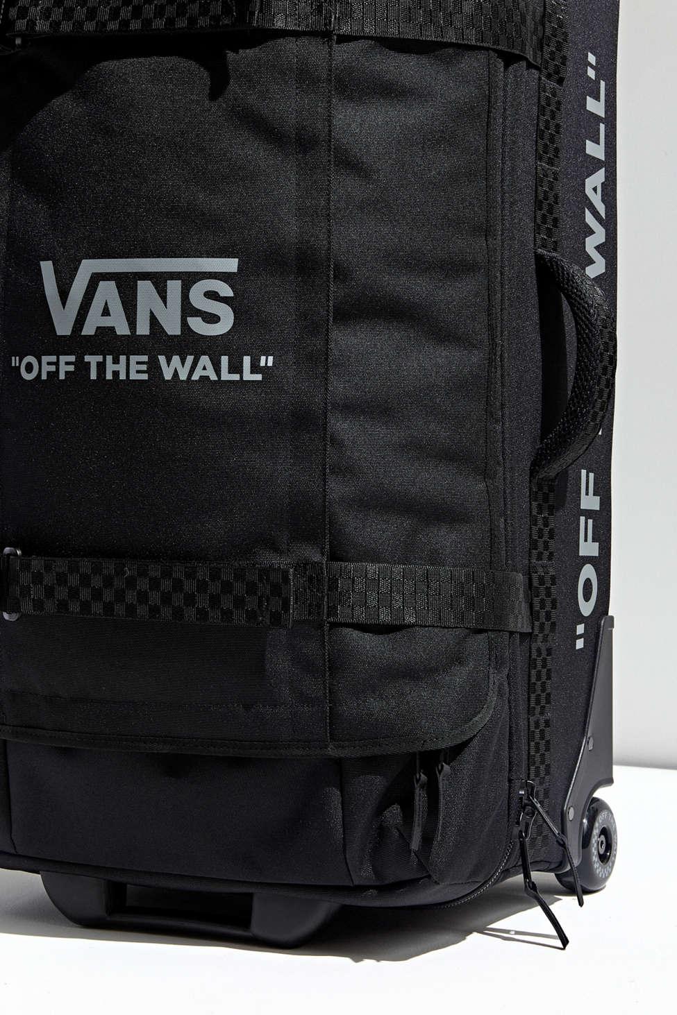 Vans Check-in Rolling Luggage in Black for Men | Lyst