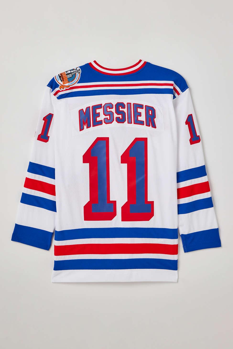 Mitchell & Ness Blue Line Mark Messier New York Rangers 1993 Jersey