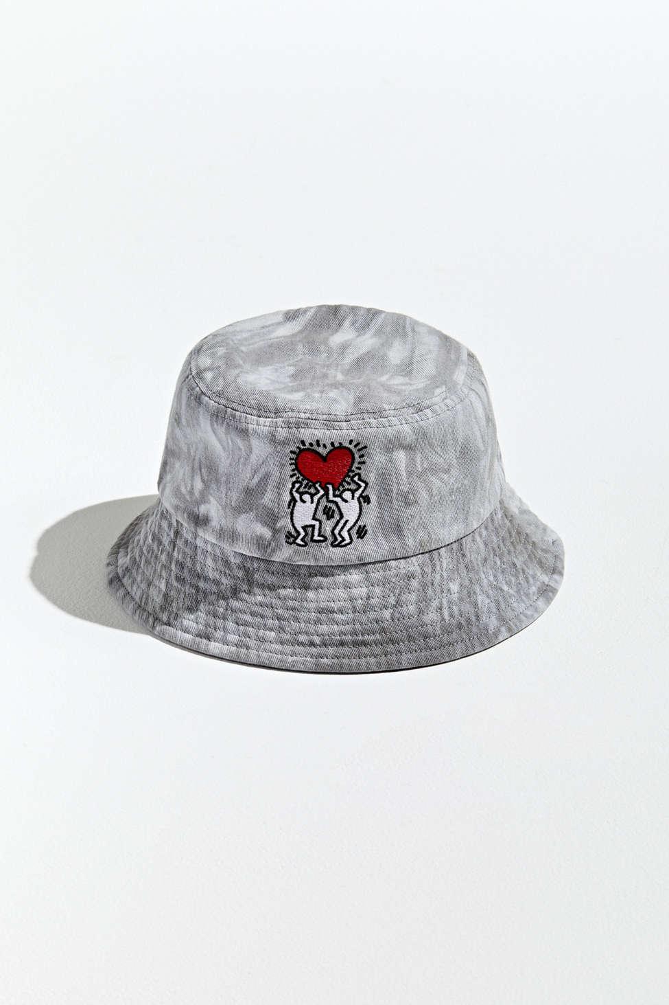 Keith Haring Tie-dye Bucket Hat for Men 
