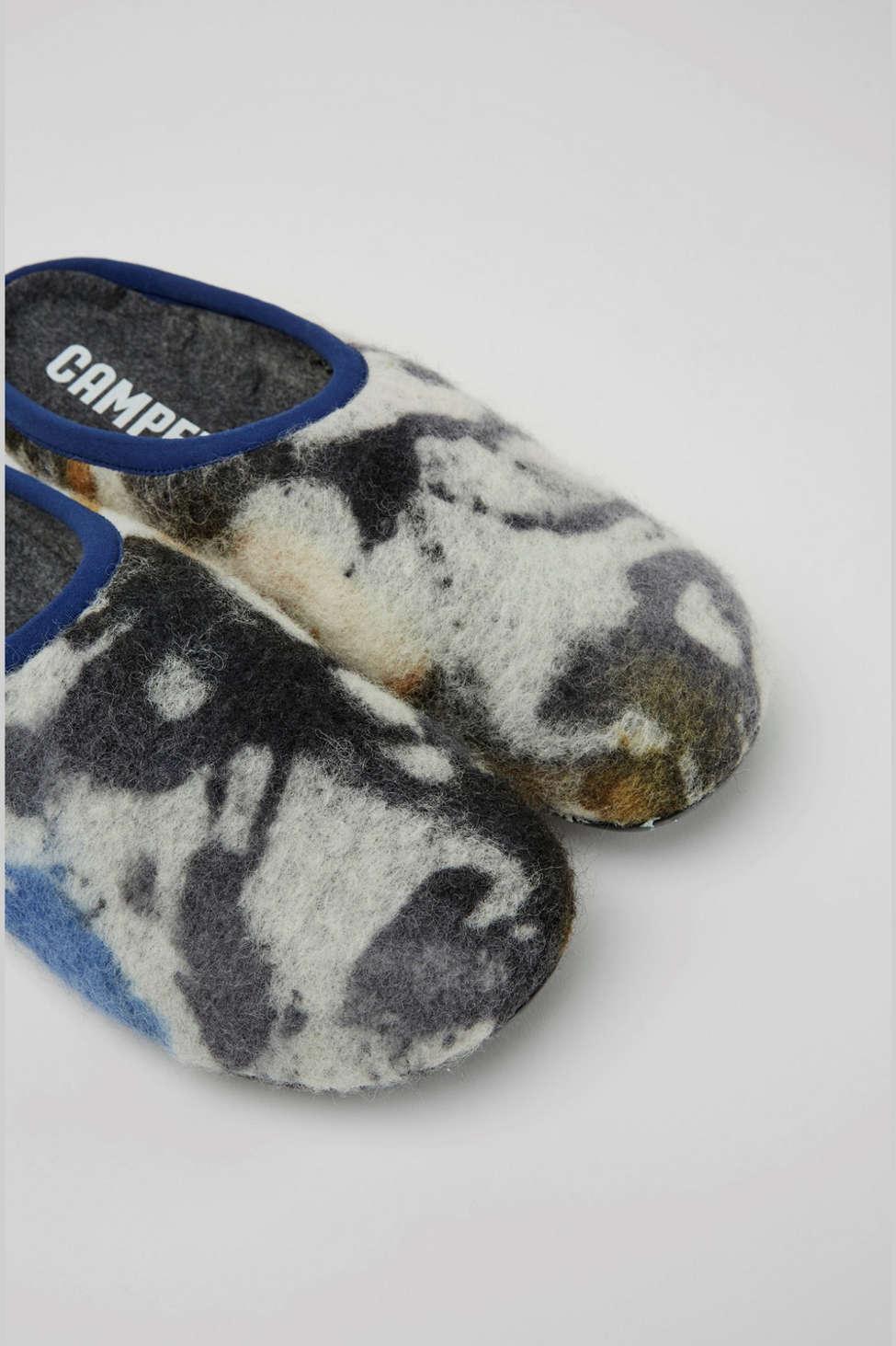 Camper Wabi Pattern Wool Slipper in Metallic for Men | Lyst Canada