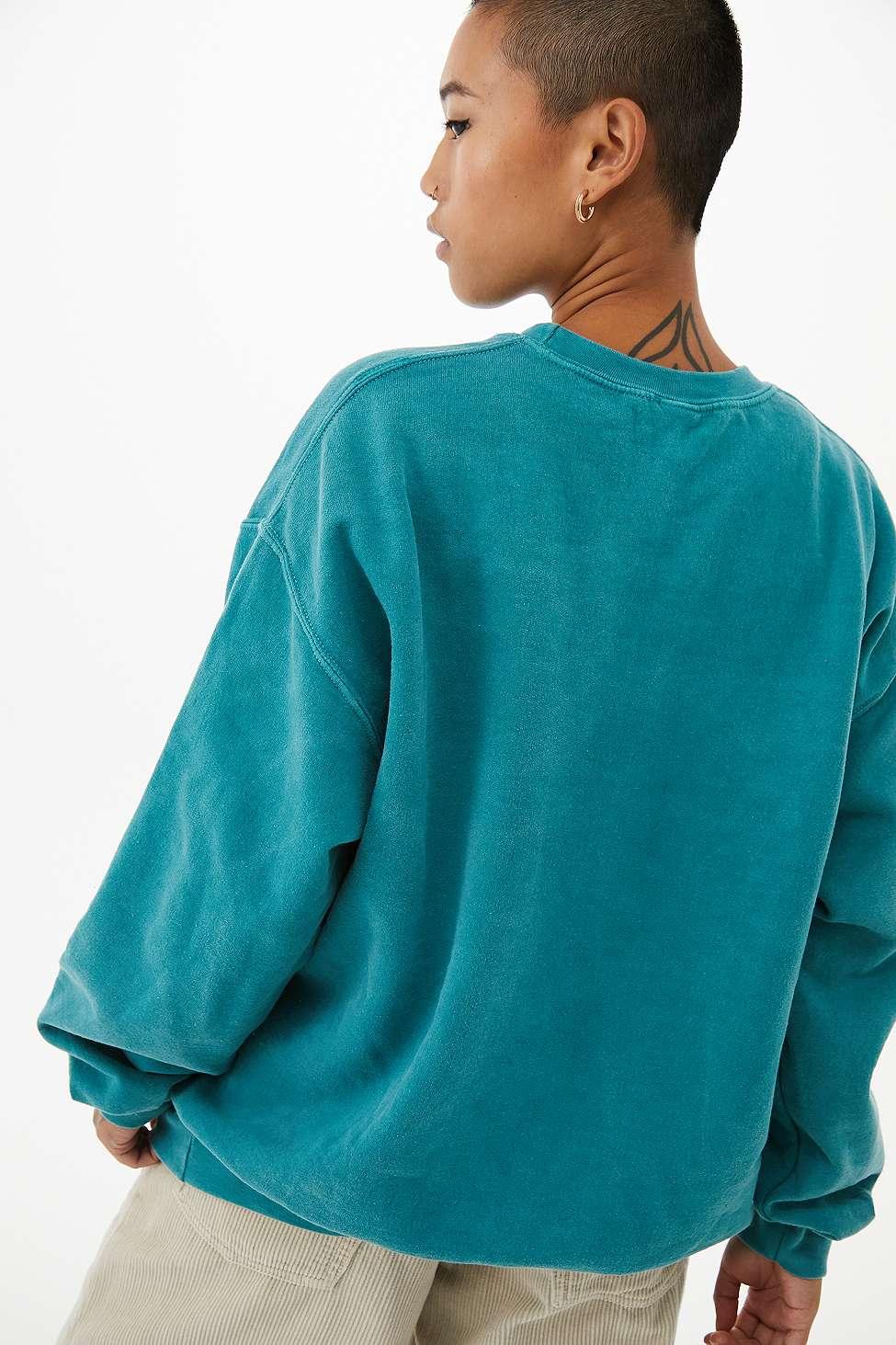 Urban Outfitters Uo Teal Sunday Club Sweatshirt in Blue for Men Lyst UK
