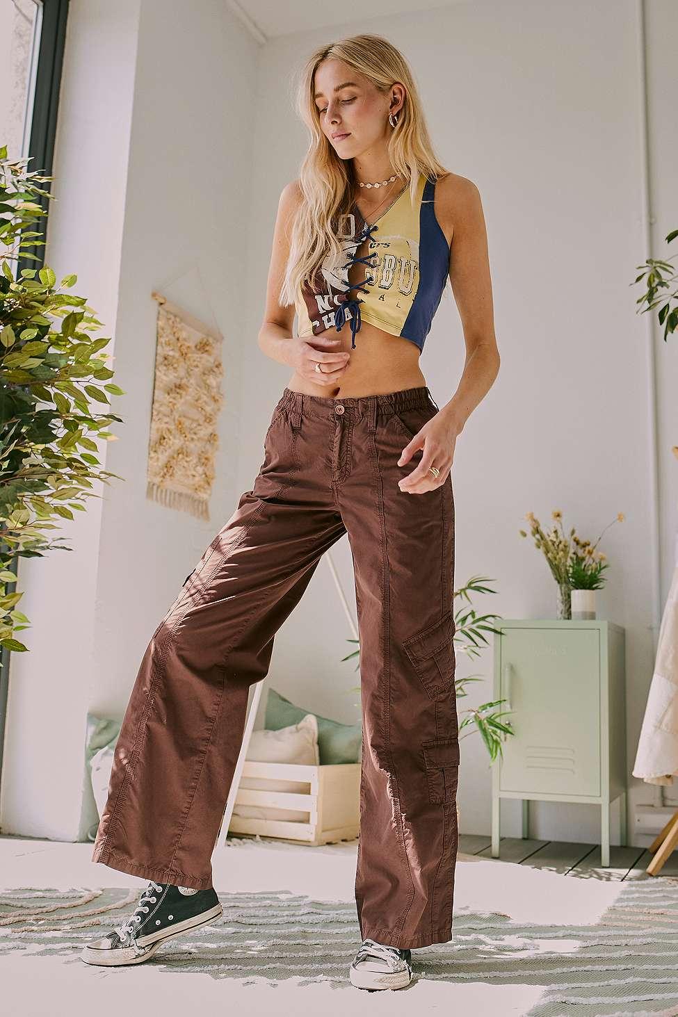 BDG Urban Outfitters Y2K Summer Cargo Womens Pants - DK