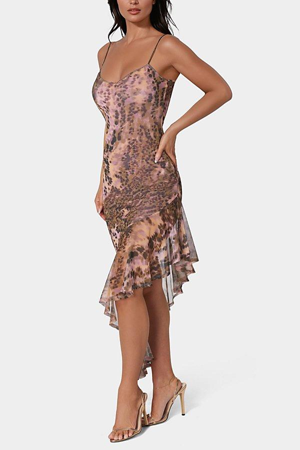 a line dress with slit Anais Dress – Bebe Organic main image 1