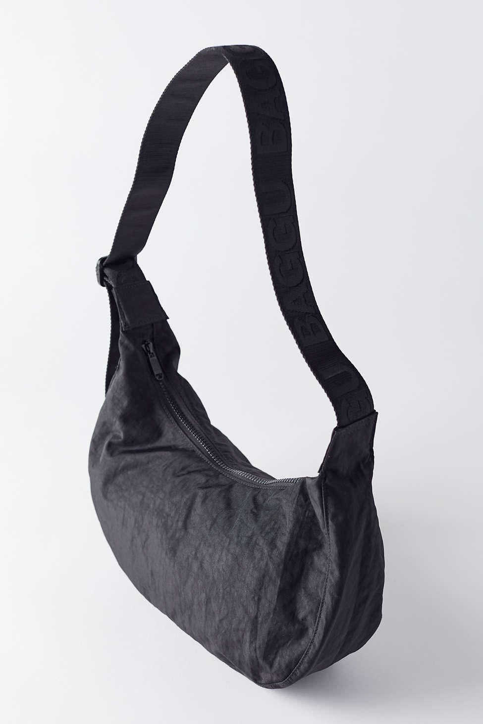 BAGGU Synthetic Medium Nylon Crescent Bag in Black | Lyst
