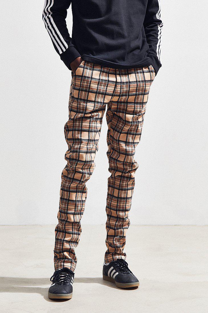 Urban Outfitters Uo Tartan Skinny Pant for Men | Lyst