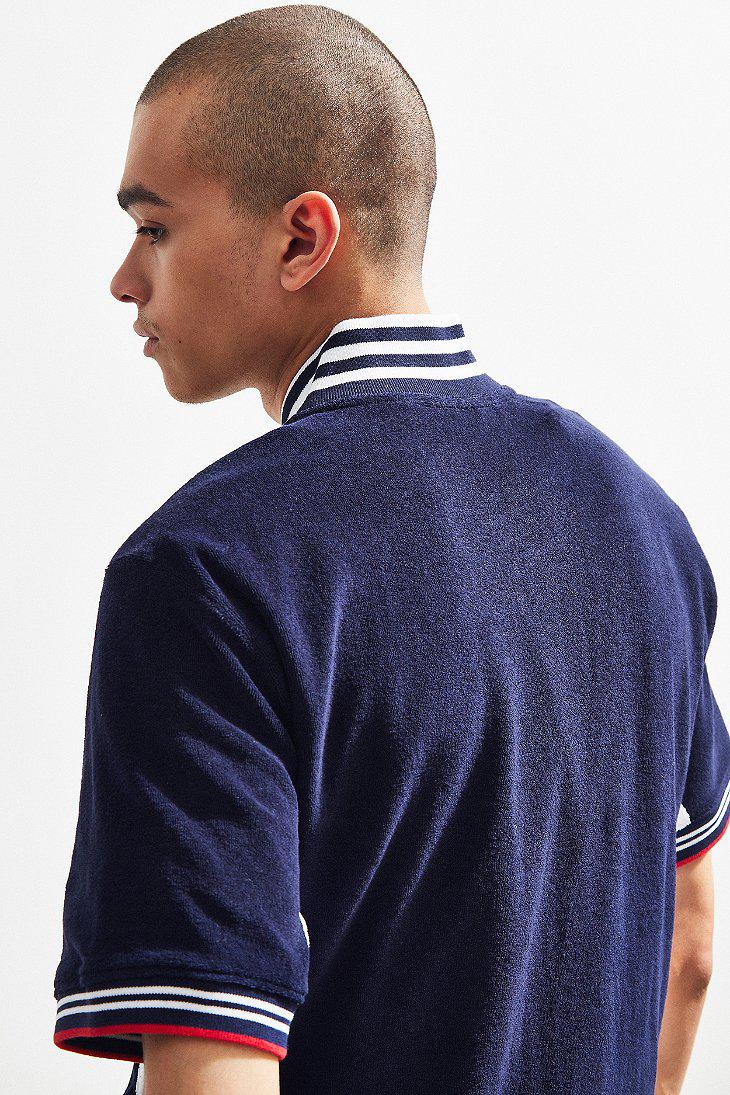 Champion terry cloth jacket sales