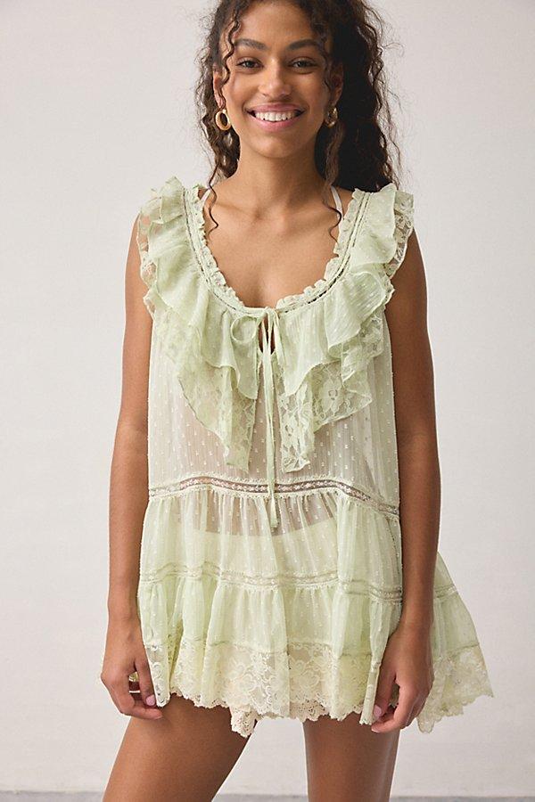 Out From Under Wildflower Sheer Lace Trim Sleep Dress | Lyst
