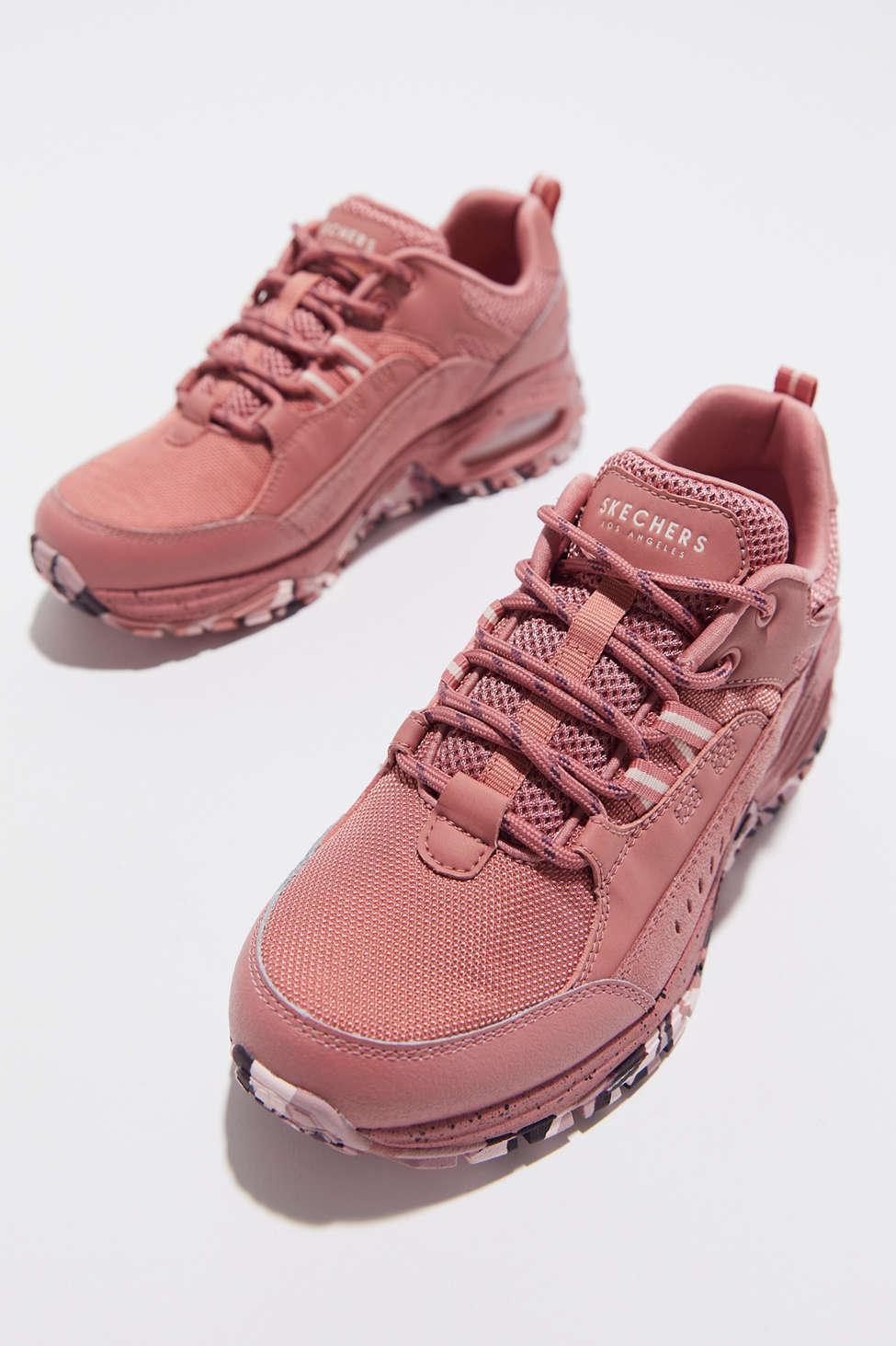 Skechers Uno Trail Cool Trek Sneaker in Pink | Lyst