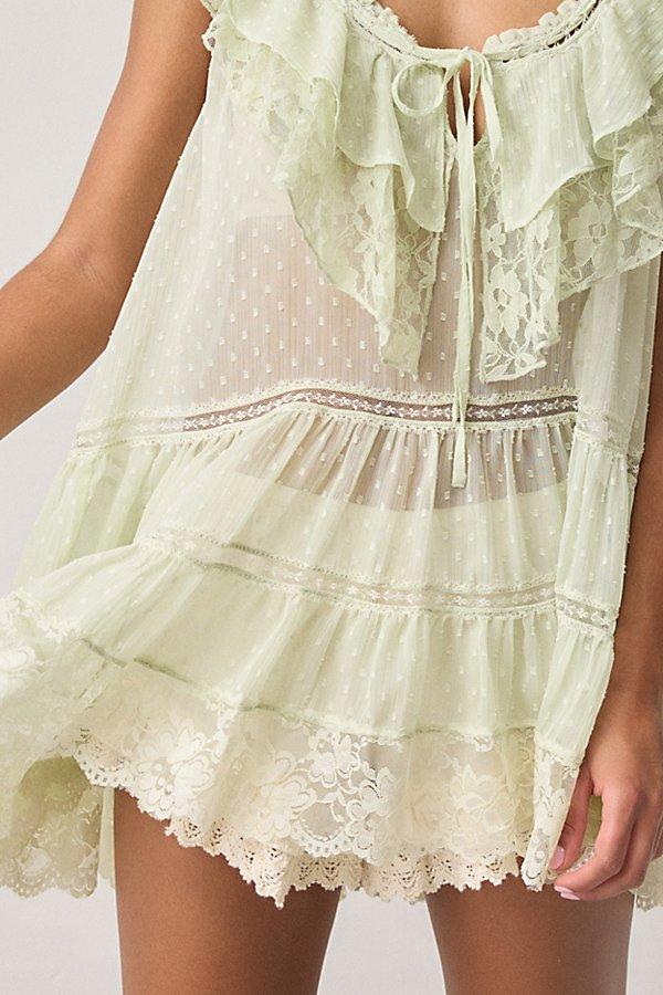 lace dress singapore Link Lace Furring Sweetheart Long Dress – Slady Singapore main image 0