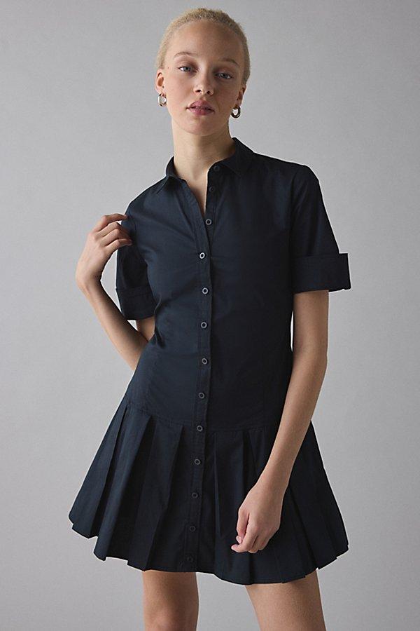 bdg shirt dress BDG Long-Sleeve Striped T-Shirt Dress