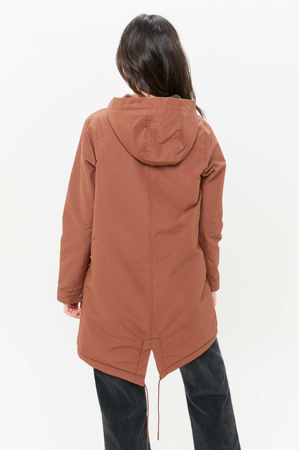 lined fishtail parka jacket