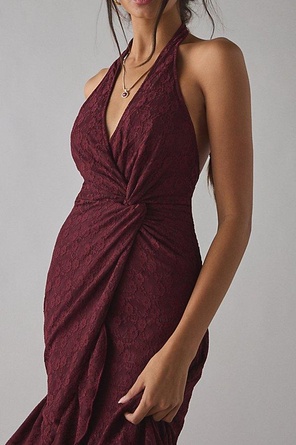 chinese dress ladies Orange Surplice Tiered Mini Dress  PinkBlush