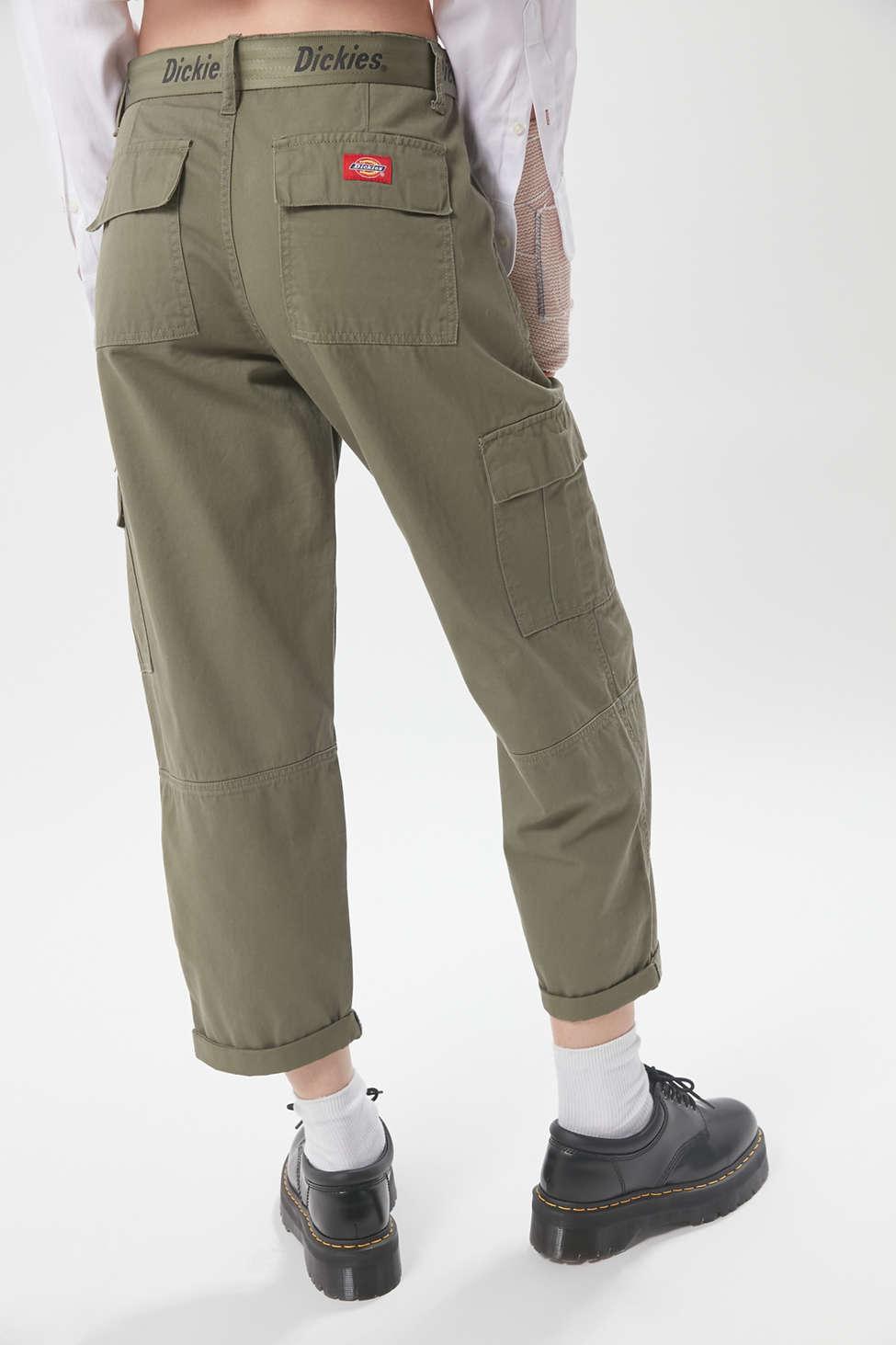 Dickies Belted Utility Cargo Pant in Green