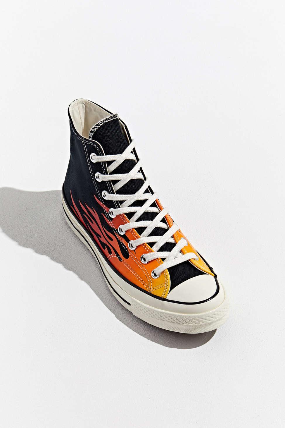 Converse Cotton Converse Chuck 70 Archive Flame Print High Top Sneaker for  Men | Lyst
