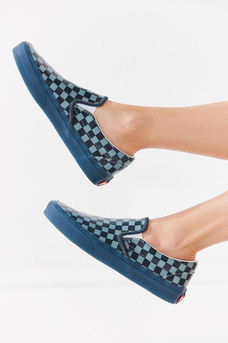 vans rubber slip ons