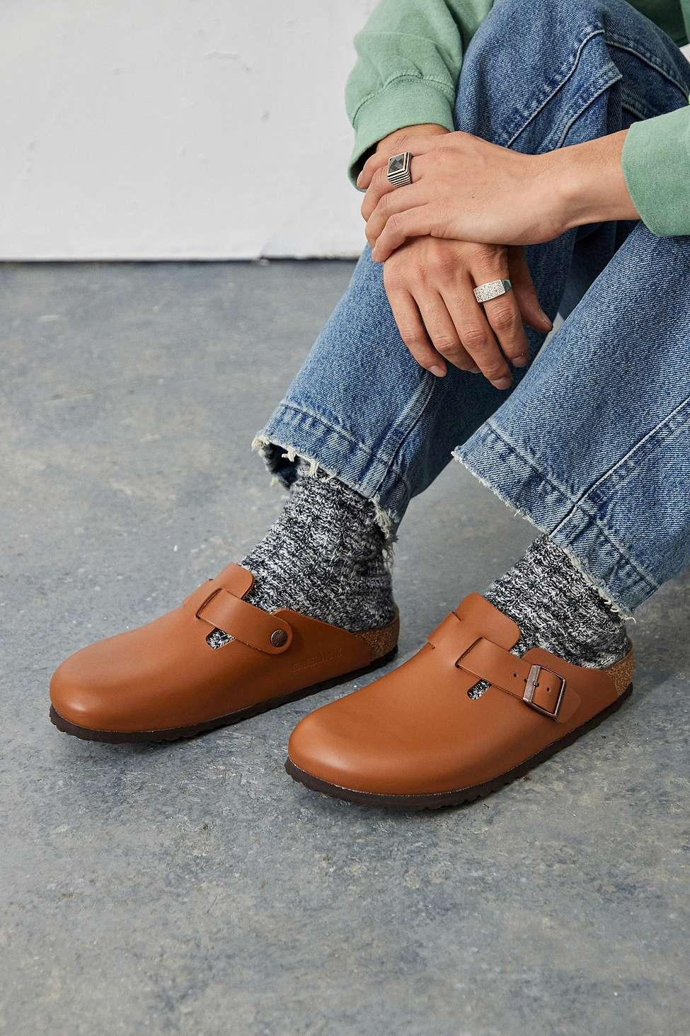 Birkenstock Ginger Boston Clogs in Grey for Men | Lyst UK