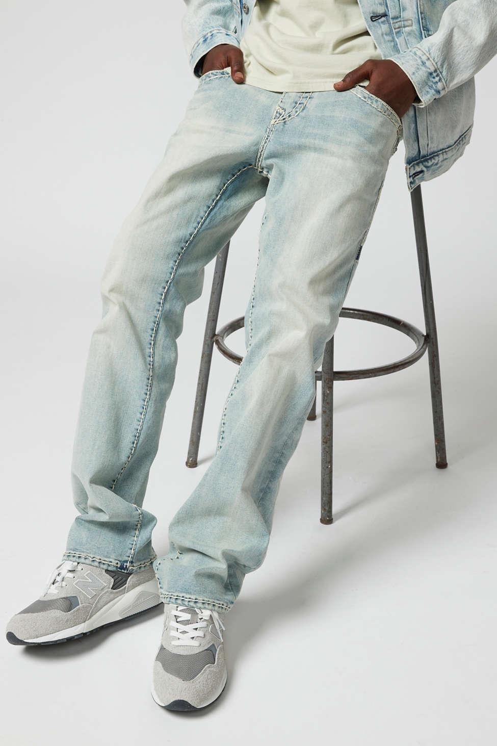 True Religion Ricky Rope Straight Leg Jean In Vintage Denim Light,at Urban  Outfitters in Gray for Men | Lyst
