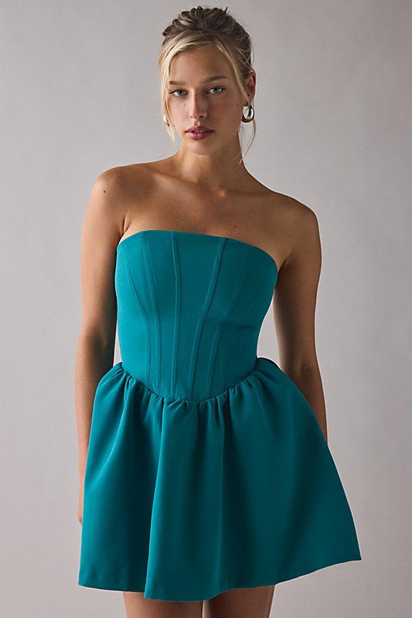 kimchi blue corset dress Kimchi Blue Heidi Corset Mini Dress In Mauve At Urban Outfitters in Pink