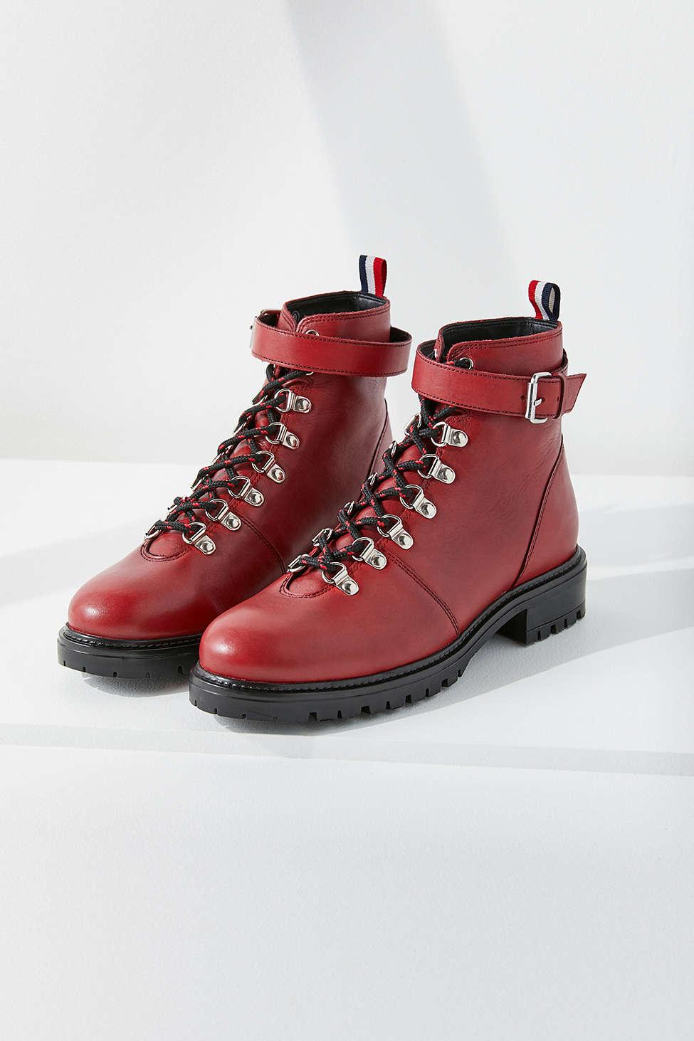 Urban Outfitters Uo Jessa Leather Hiker 