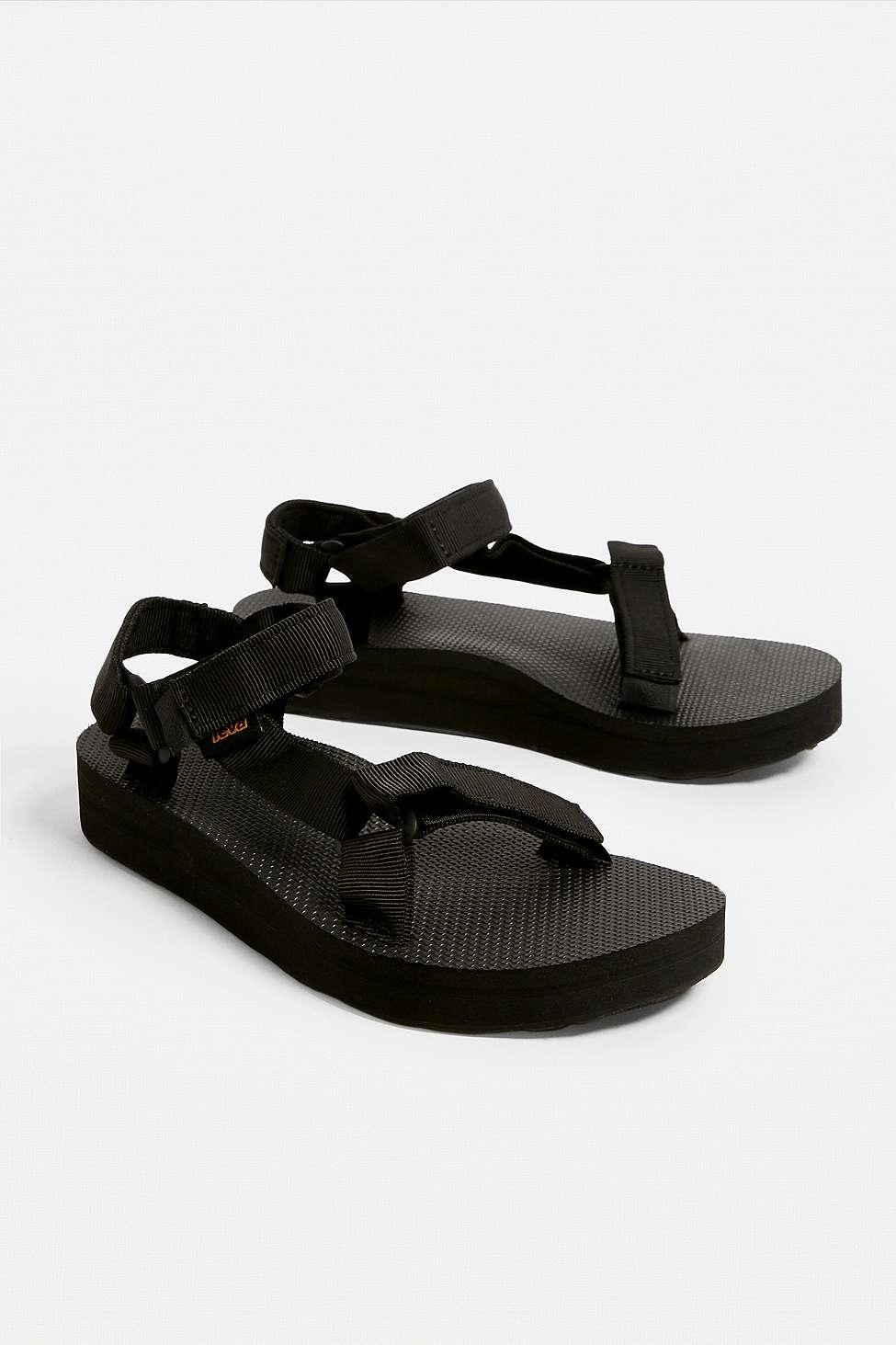 Teva Midform Universal Black Sandal | Lyst UK