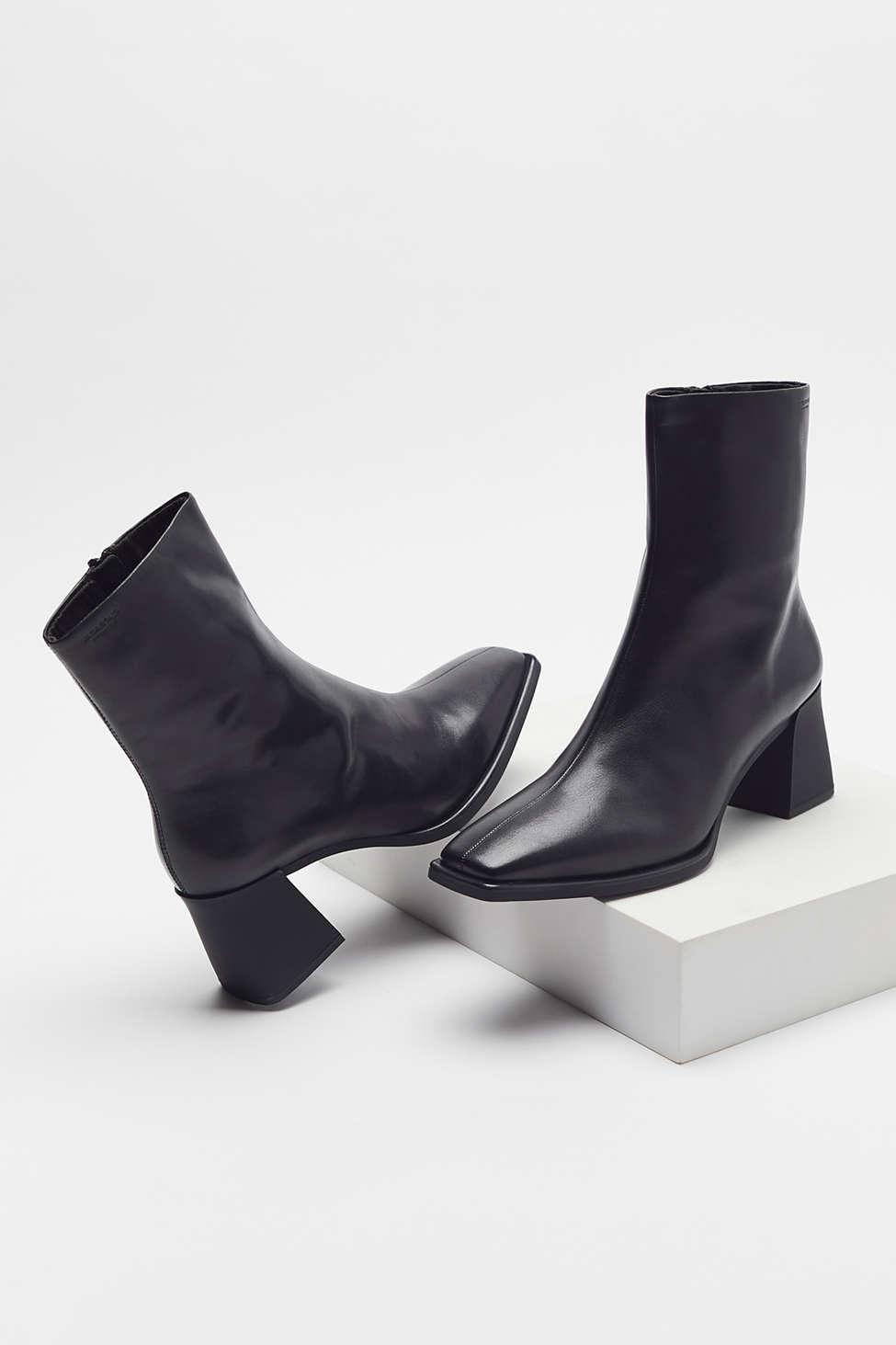 Gewoon Beschietingen Wedstrijd Vagabond Shoemakers Hedda Square Toe Boot in Black | Lyst