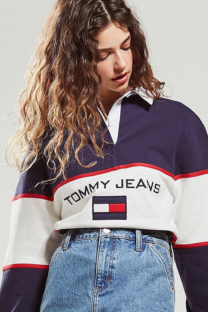 tommy hilfiger womens rugby shirt