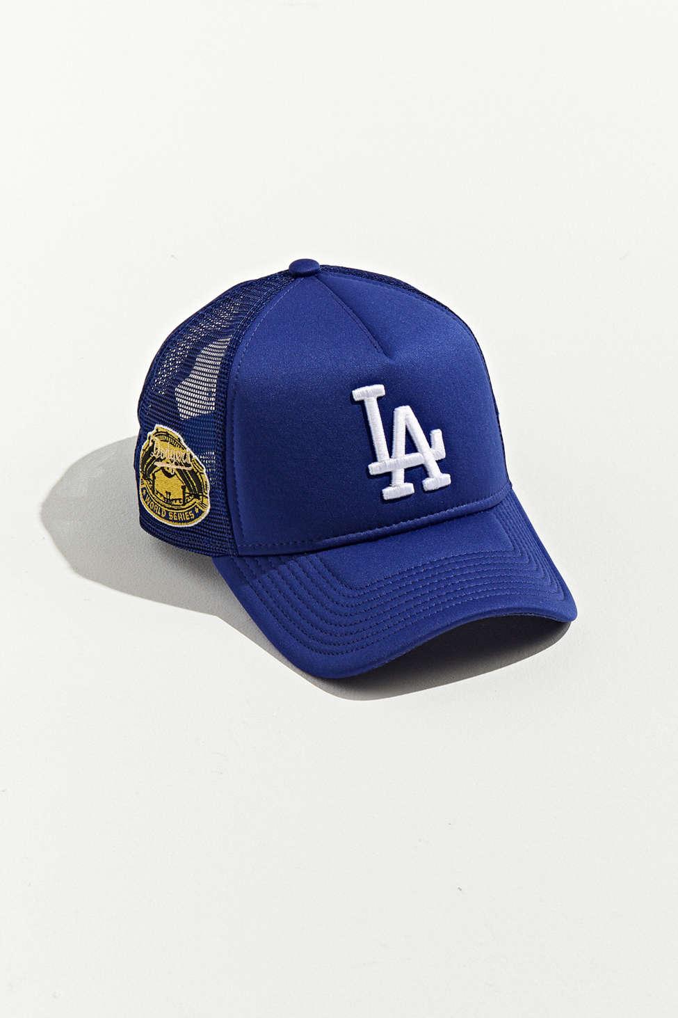 KTZ Los Angeles Dodgers Trucker Hat in Blue for Men