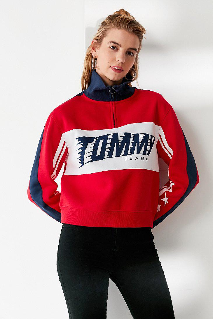 half zip hoodie tommy hilfiger
