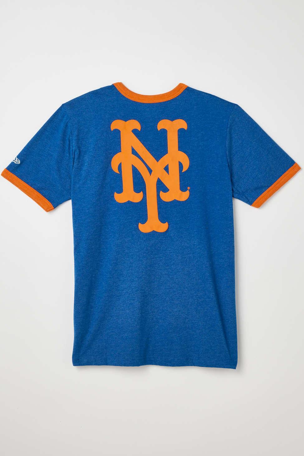 New Era Women's New York Mets Blue Throwback Tank Top