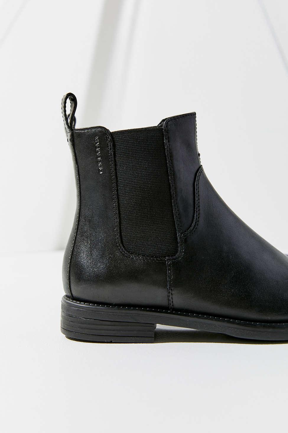 vagabond amina black leather chelsea boots