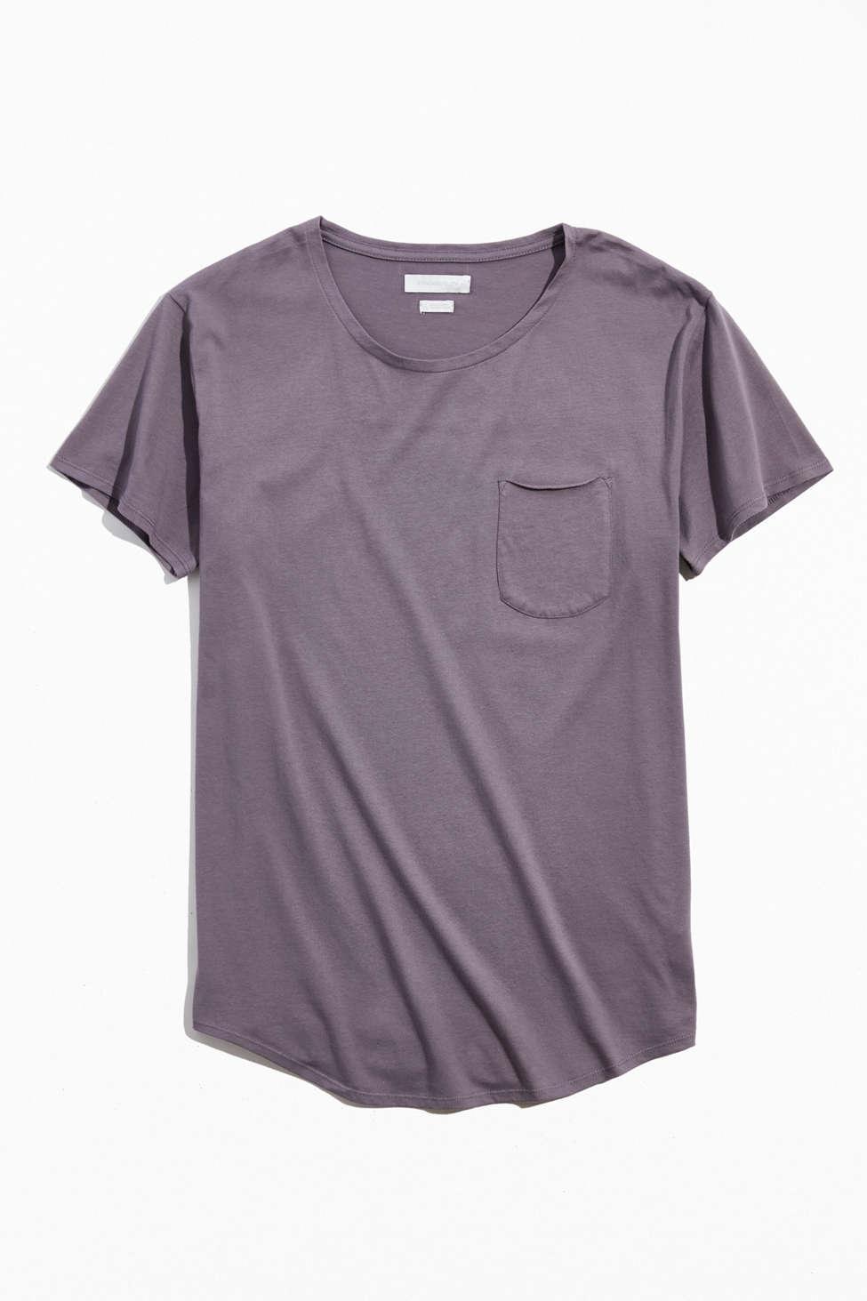 standard cloth uo scoop neck curved hem tee