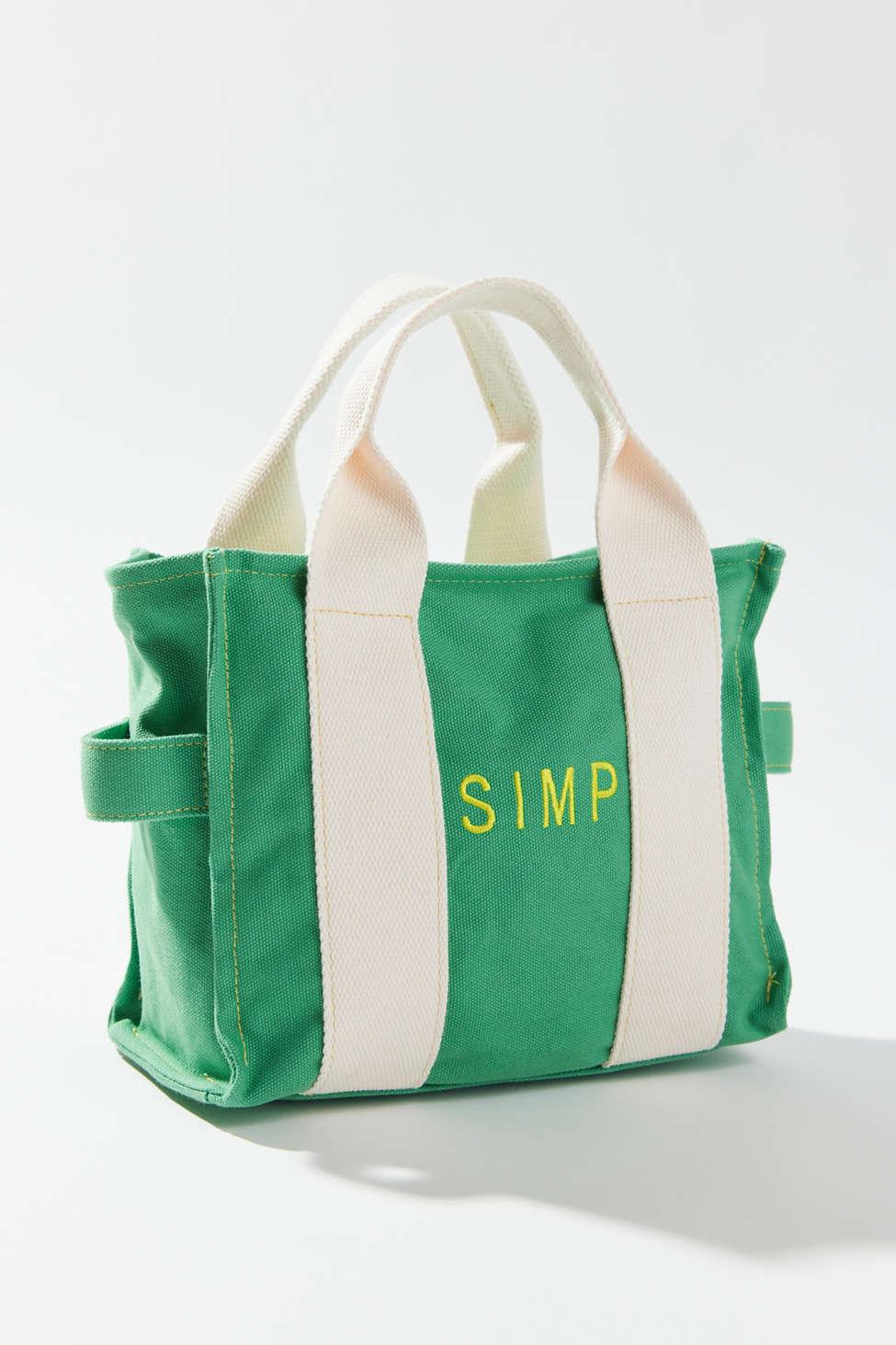 BDG Serena Word Medium Tote Bag in Green | Lyst