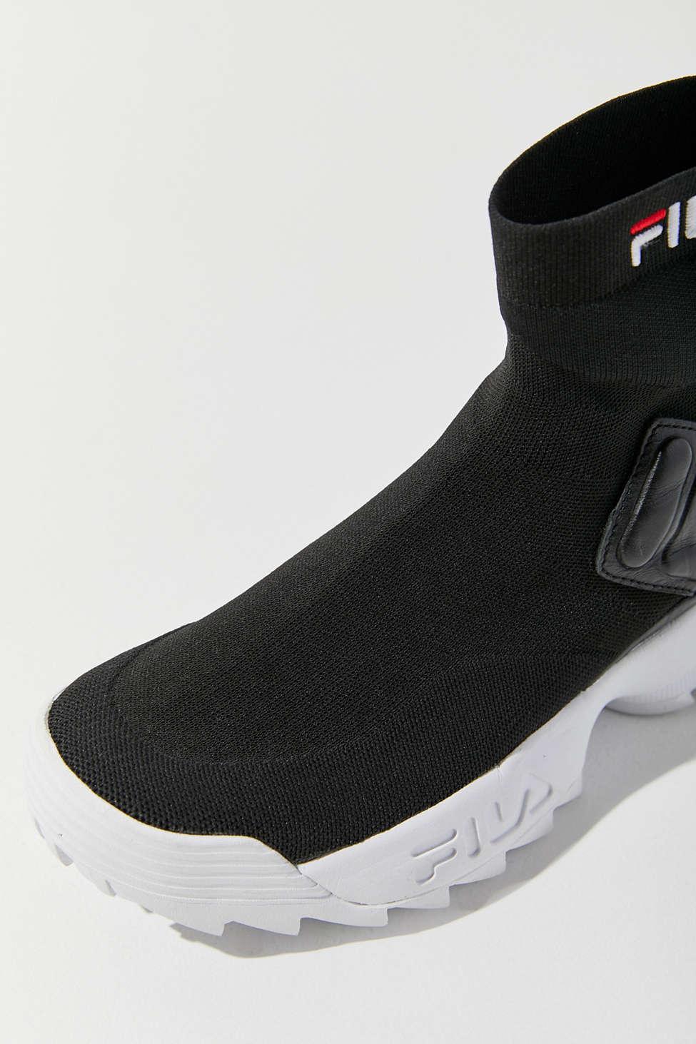 Fila Fila Uo Exclusive Disruptor Sock Boot in Black | Lyst