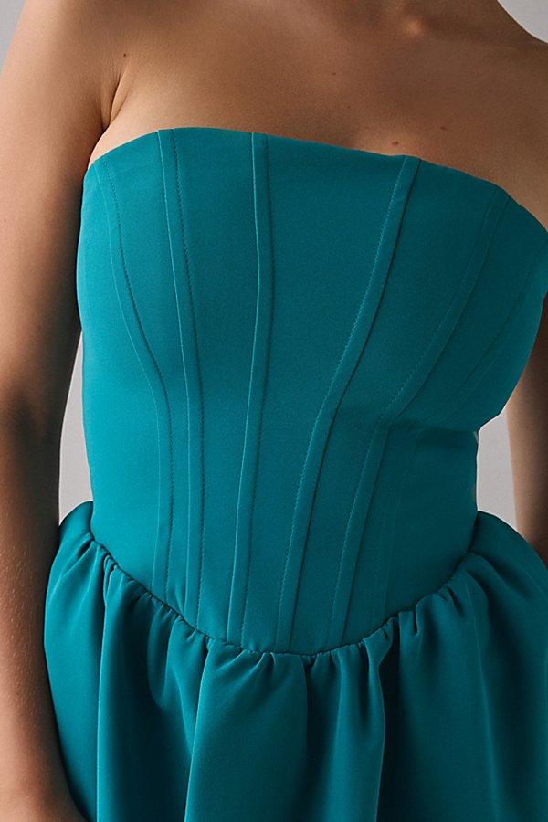 Kimchi Blue Sugar Plum Strapless Corset Mini Dress in Blue | Lyst