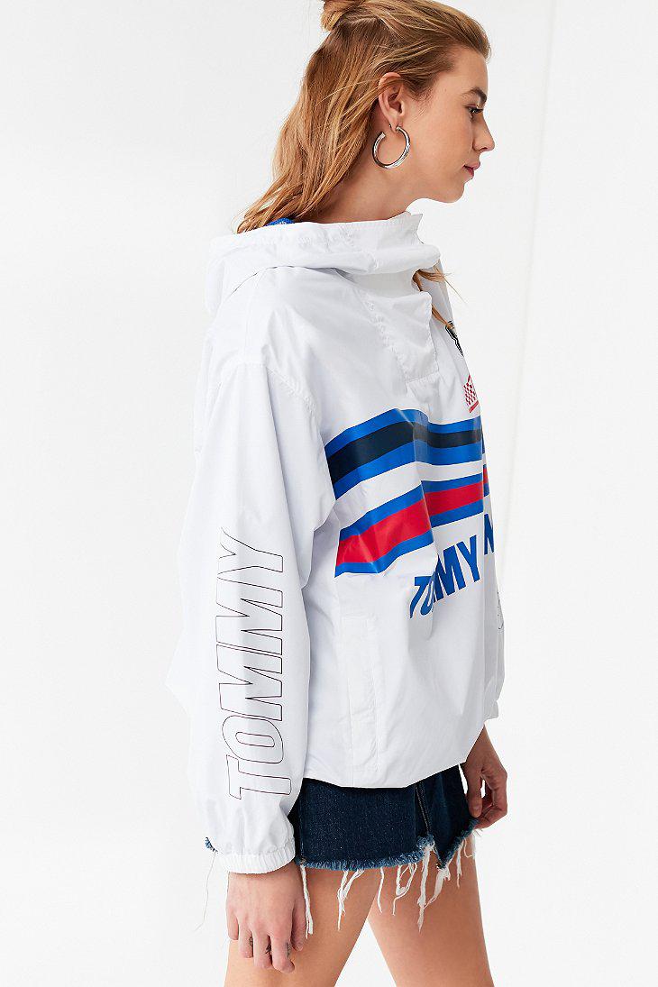 tommy jeans pop over windbreaker