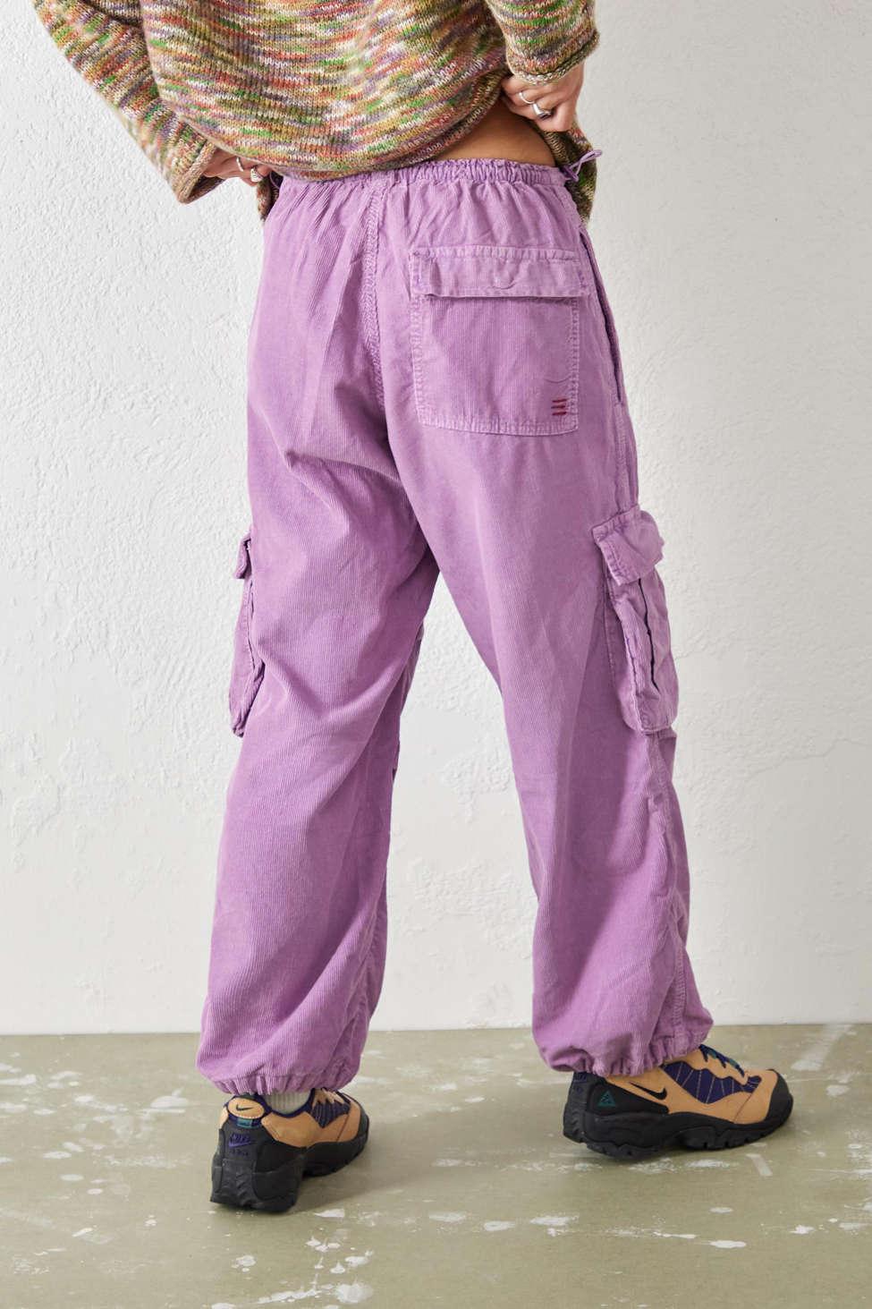 BDG Baggy Cord Tech Pant in Purple | Lyst
