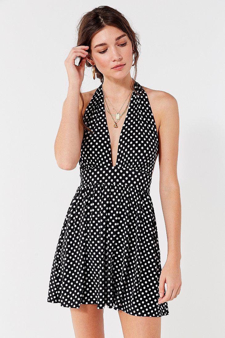 polka dot dress urban outfitters
