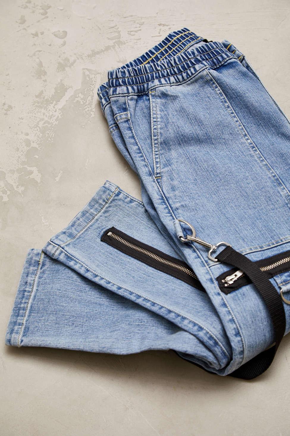 BDG Denim Zip Strap Skinny Jean in Blue for Men Lyst