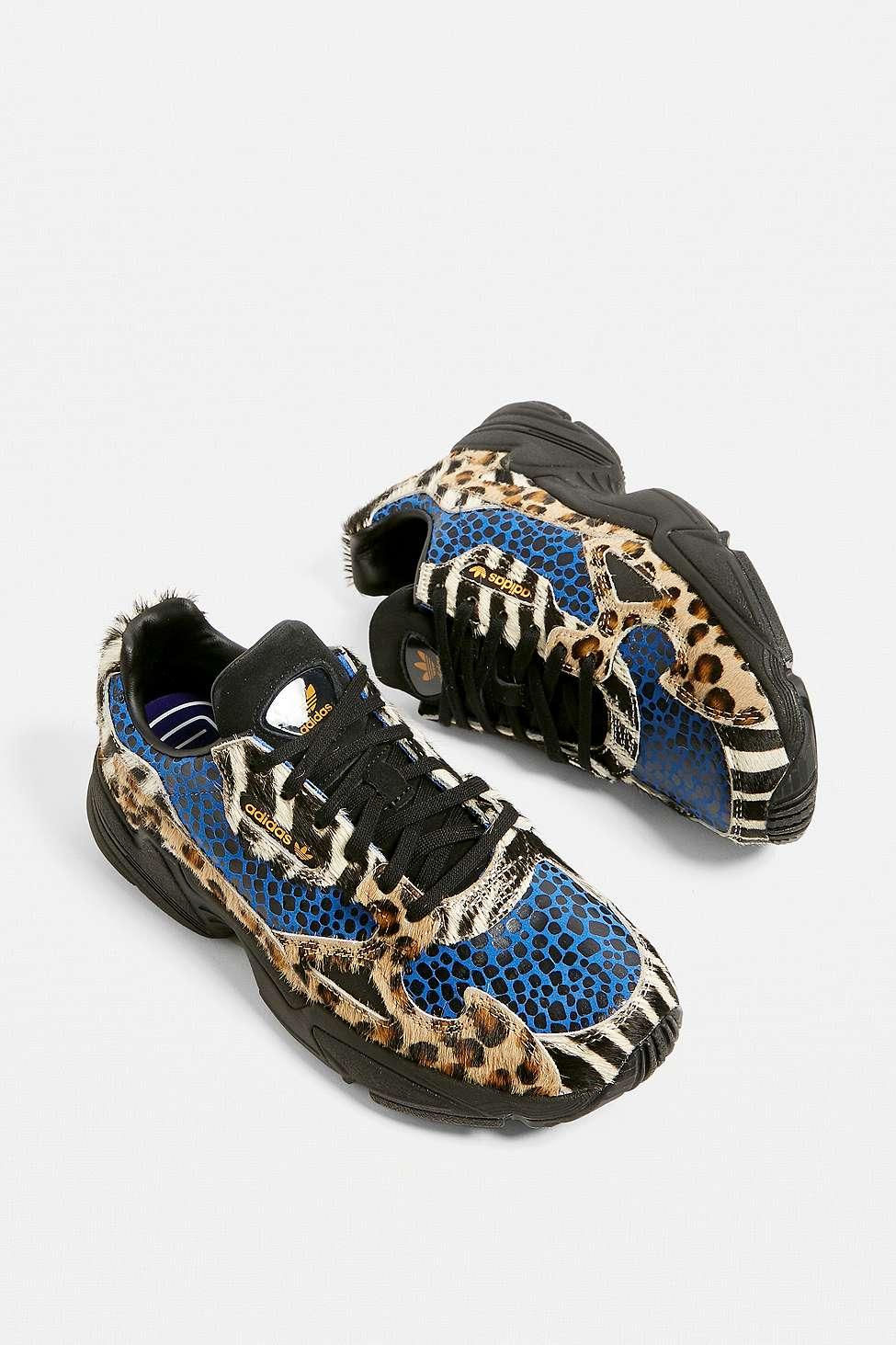 adidas falcon leopard print