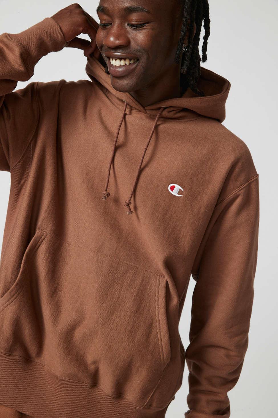 Champion Reverse Weave Hoodie Sweatshirt At Outfitters Lyst
