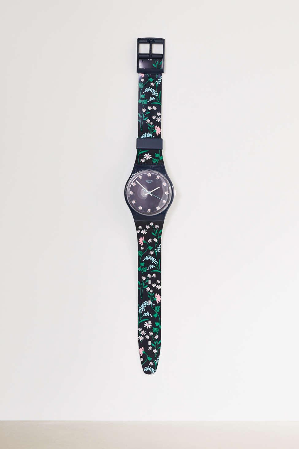 Swatch Maxi Flower Carpet Wall Clock in Blue for Men | Lyst