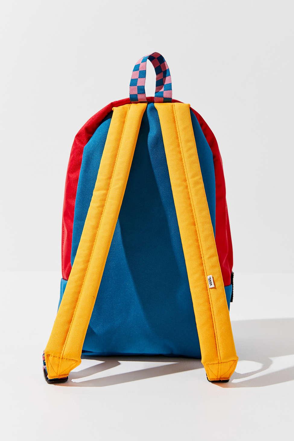 patchwork vans backpack