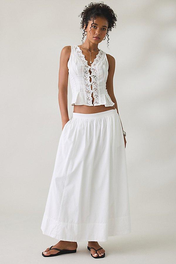 Kimchi Blue Aurelia Lace Trim Sleeveless Blouse | Lyst