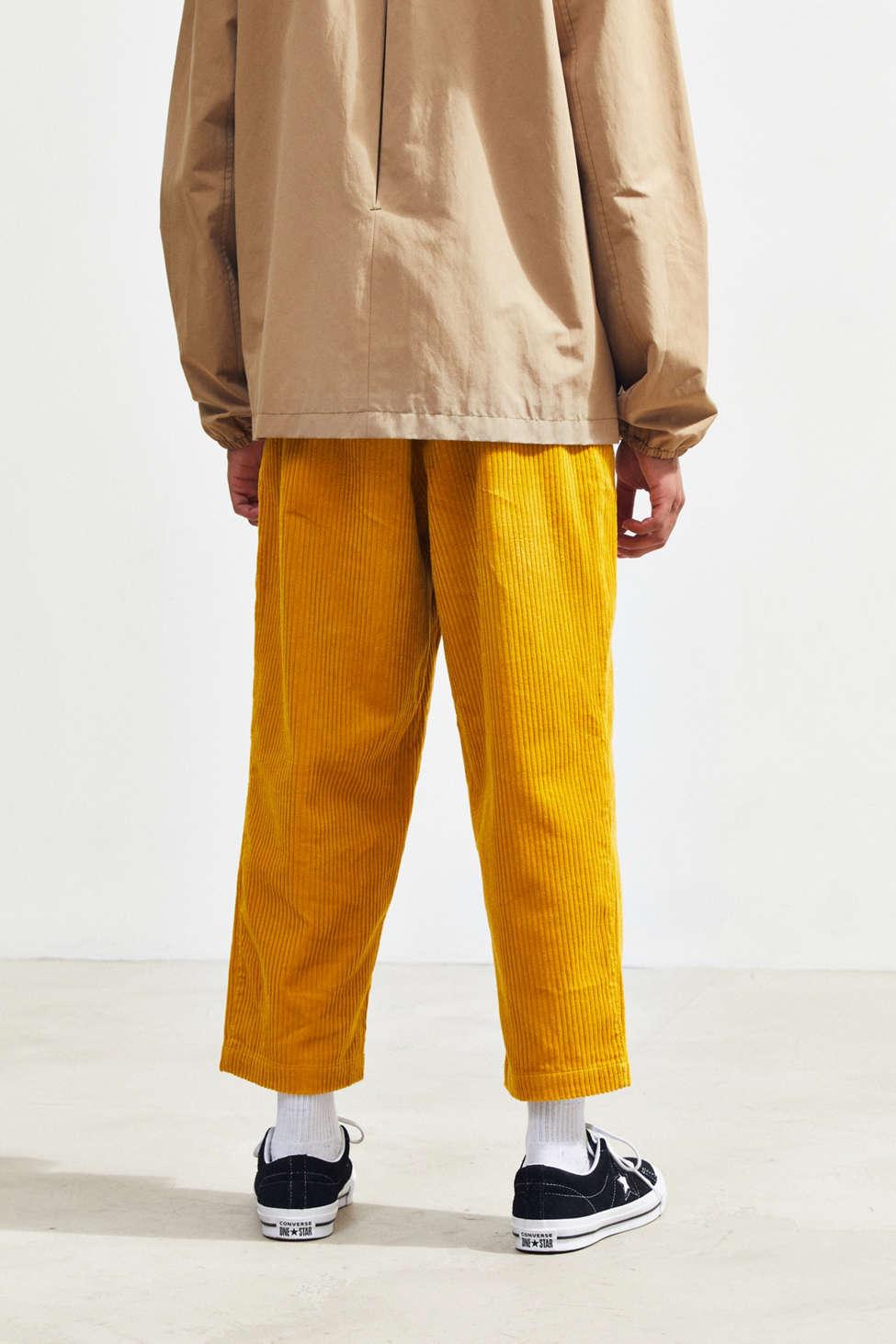 Urban Outfitters Uo Corduroy Skate Chino Pant in Yellow for Men | Lyst