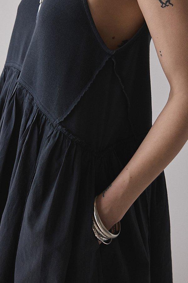 Urban Outfitters Uo Lucia Trapeze Cotton Sleeveless Mini Dress in Black |  Lyst