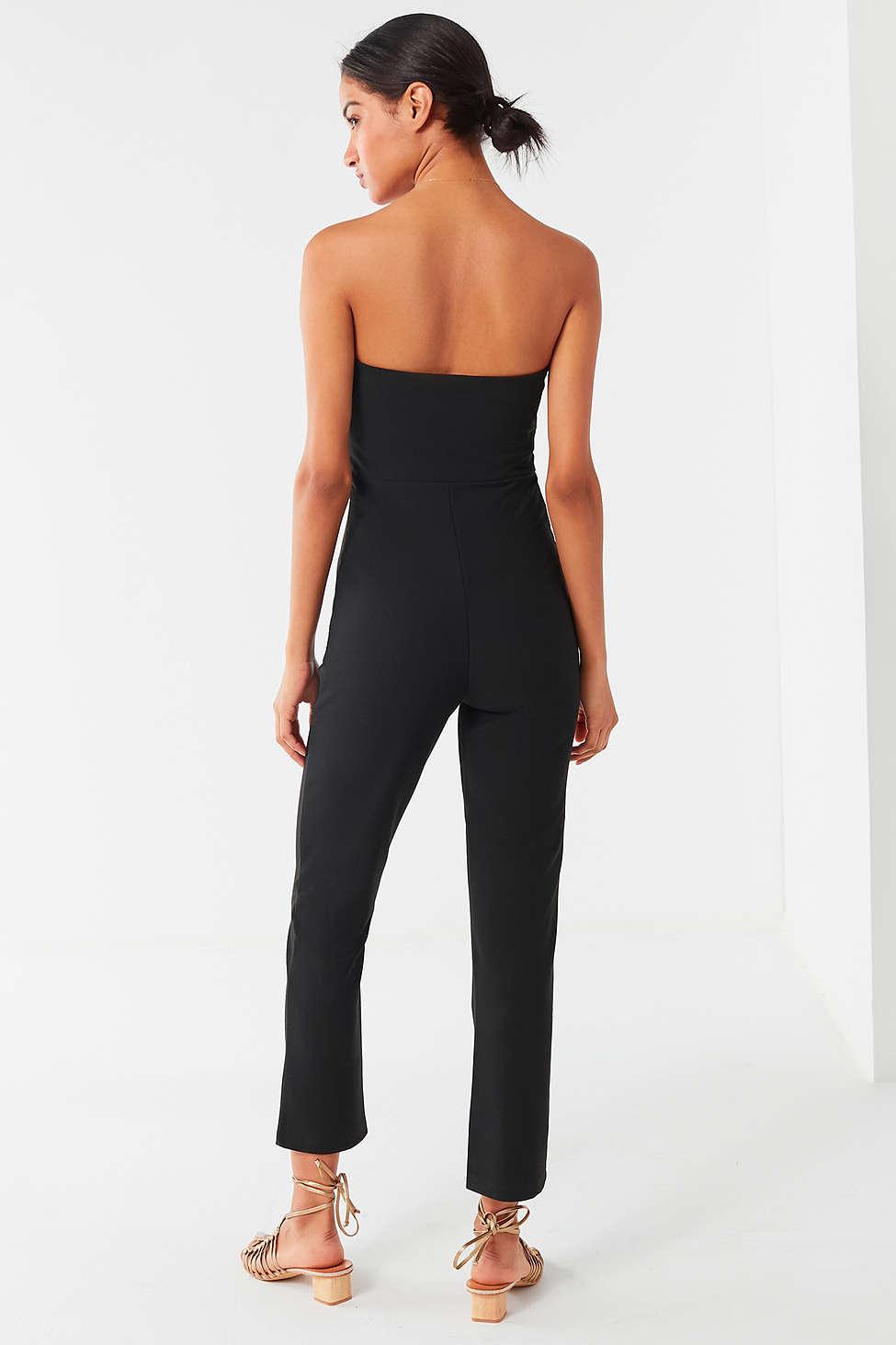 urban outfitters strapless jumpsuit