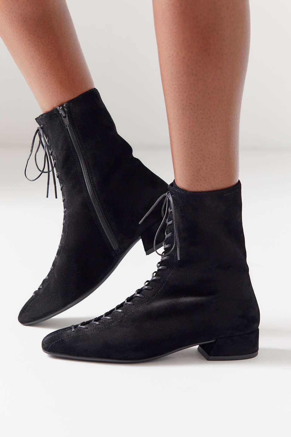 Suede Joyce Boot Black - Lyst