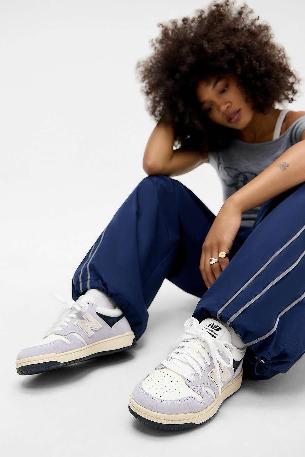 Outfit New Balance 480 New Balance Grey 480 Trainers In Blue Lyst