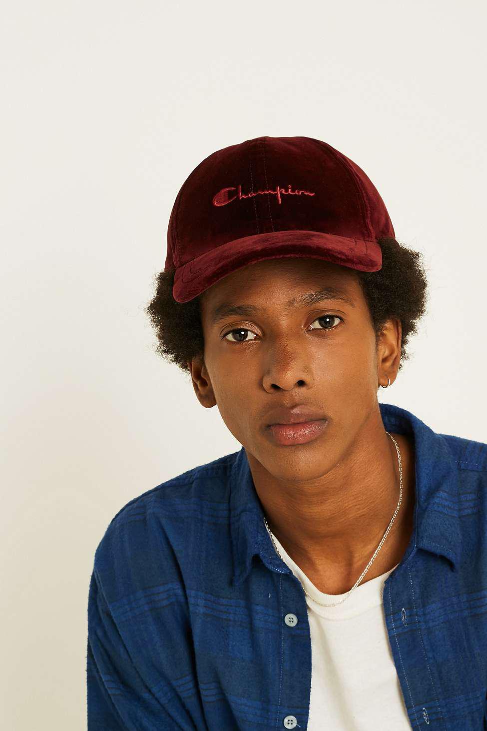 champion burgundy hat